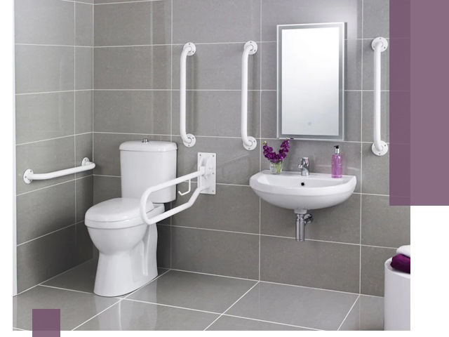 Поручни для санузлов в Белогорске: установка, ремонт и монтаж