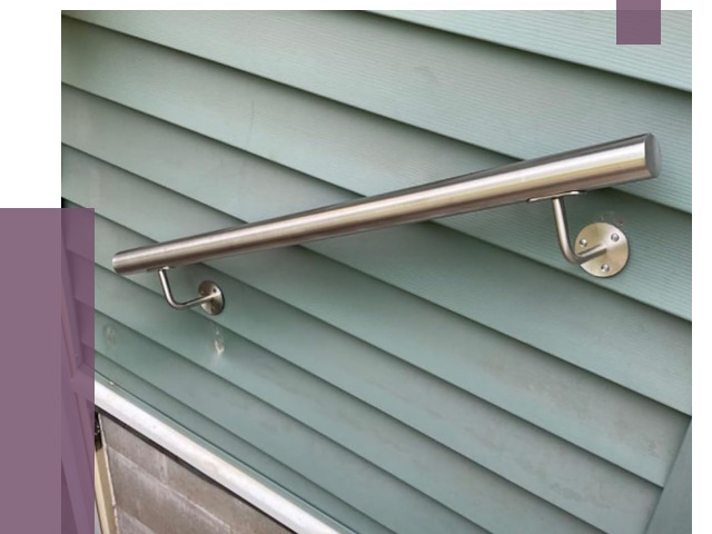 Поручни из нержавеющей стали в Белогорске от 7652 руб.  | ПРОЛЁТ-Бгк